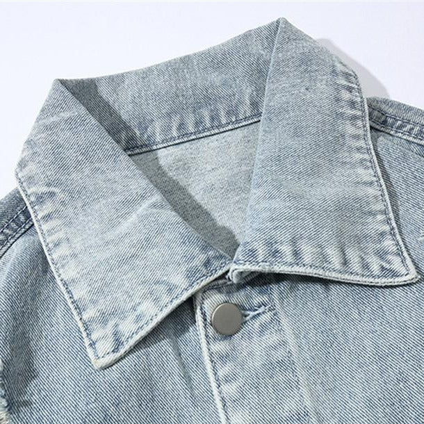 "RODNEY JR" Veste en Jean Denim - URB1™ - URB1™ Vêtements Streetwear mode boutique streetwear shop