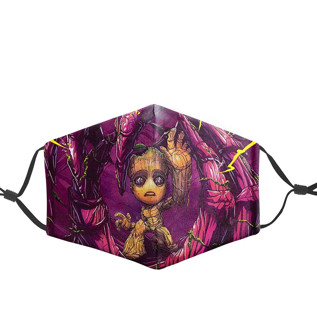 Fashion Marvel Printing Mouth Mask Reusable Washable PM2.5 Filter Adult Mouth Mask Dust Face Masks Anti Bacteria Proof Flu Mask URB1™ Vêtements Streetwear URB1™ Vêtements Streetwear fas