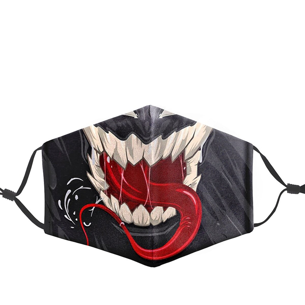 Fashion Marvel Printing Mouth Mask Reusable Washable PM2.5 Filter Adult Mouth Mask Dust Face Masks Anti Bacteria Proof Flu Mask URB1™ Vêtements Streetwear URB1™ Vêtements Streetwear fas