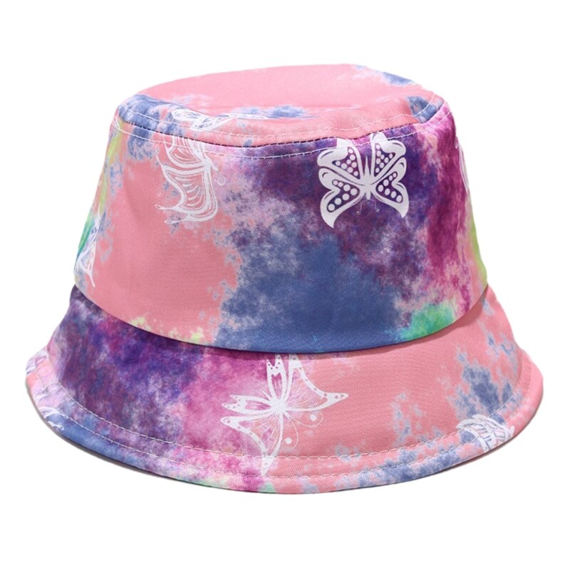 Women Men Fire Butterfly Cloud Dragon Graffiti Print Bucket Hat Harajuku Hip Hop Wide Brim Sunscreen Panama Fisherman Cap URB1™ Vêtements Streetwear URB1™ Vêtements Streetwear women-men