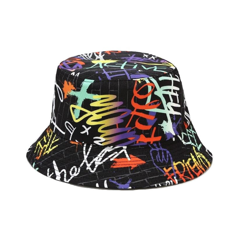 2021 Women's Cap Ins New Bucket Hat Botanical Flower Print Fisherman Hat For Women Spring Summer Outdoor Sun Protection Hat Men URB1™ Vêtements Streetwear URB1™ Vêtements Streetwear 202