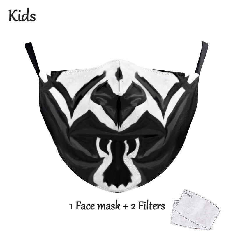 NADANBAO Adult Kid Star War Cosplay Print Face Mask Adult Kid Washable Masks Fabric Reusable PM2.5 Filters Dust Proof URB1™ Vêtements Streetwear URB1™ Vêtements Streetwear nadanbao-adul