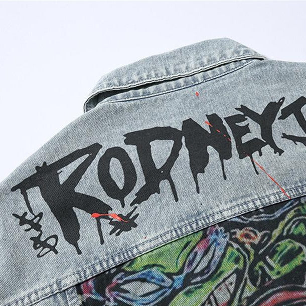 "RODNEY JR" Veste en Jean Denim - URB1™ - URB1™ Vêtements Streetwear mode boutique streetwear shop