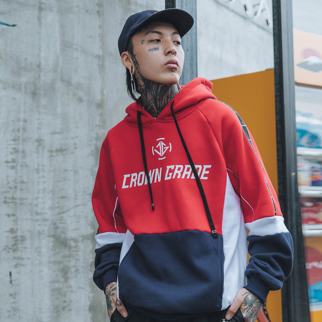 Aelfric Eden Color Clock Casual Mens Hooded Sweatshirts 2019 Harajuku Streetwear Patchwork Hoodies Male Hip Hop Cotton Pullover URB1™ Vêtements Streetwear URB1™ Vêtements Streetwear ael