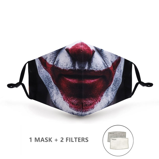 Reusable Mouth Mask Washable British Protective PM2.5 Filter Mask Anti Dust Face Mask Windproof Mouth-muffle Anti Flu Mask URB1™ Vêtements Streetwear URB1™ Vêtements Streetwear reusable
