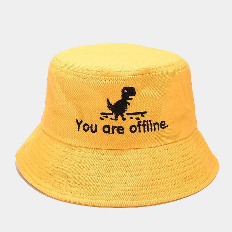 2020 Creative Error Page Bucket Hat Unisex Foldable Dinosaur Bob Cap Hip Hop Gorros Men Summer Caps Panama Fishing Bucket Hat URB1™ Vêtements Streetwear URB1™ Vêtements Streetwear 2020-