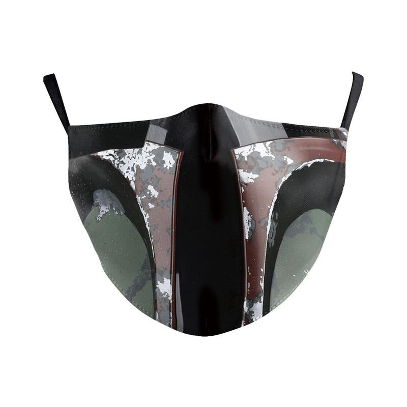 NADANBAO Adult Kid Star War Cosplay Print Face Mask Adult Kid Washable Masks Fabric Reusable PM2.5 Filters Dust Proof URB1™ Vêtements Streetwear URB1™ Vêtements Streetwear nadanbao-adul