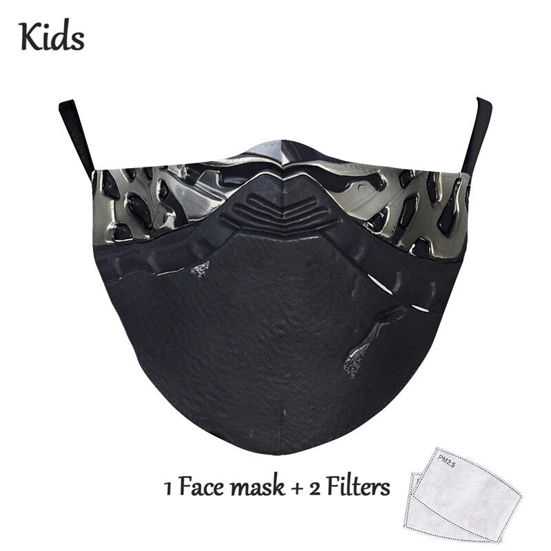 NADANBAO Adult Kid Star War Cosplay Print Face Mask Adult Kid Washable Masks Fabric Reusable PM2.5 Filters Dust Proof URB1™ Vêtements Streetwear URB1™ Vêtements Streetwear nadanbao-adul