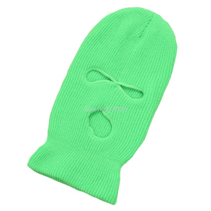 Full Face Cover Mask Three 3 Hole Balaclava Knit Hat Army Tactical CS Winter Ski Cycling Mask Beanie Hat Scarf Warm Face Masks URB1™ Vêtements Streetwear URB1™ Vêtements Streetwear full