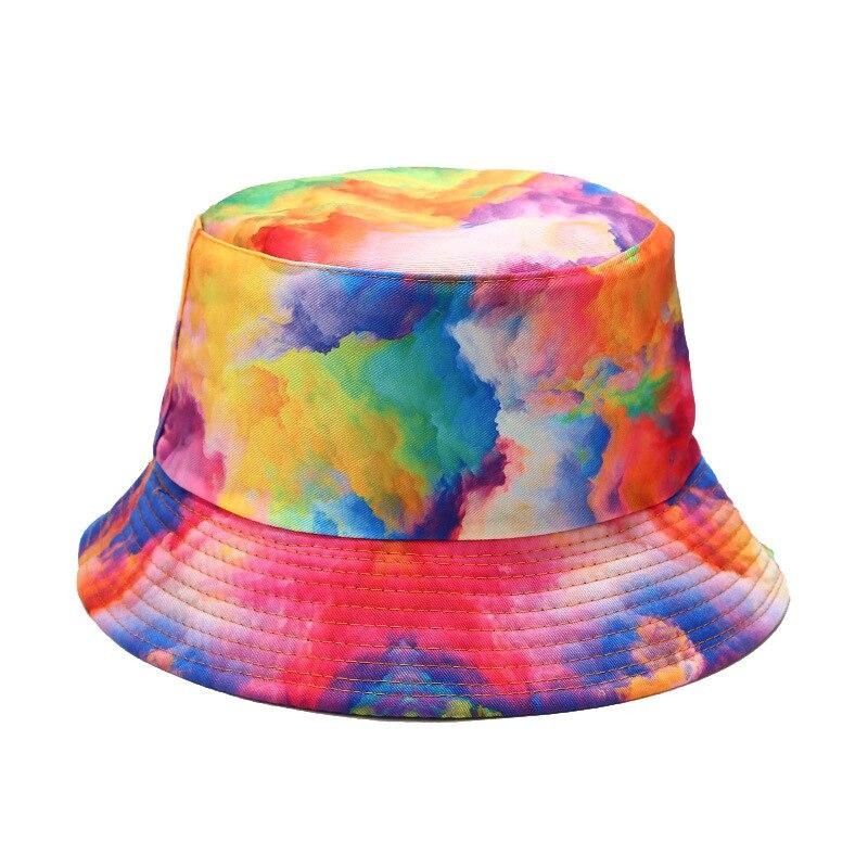 Hot Selling 3D Pattern Bucket Hat Fisherman Hat Tie-dye Double-sided Beach Hat Women's Summer Panama Bob Cap Outdoor Sunscreen URB1™ Vêtements Streetwear URB1™ Vêtements Streetwear hot-
