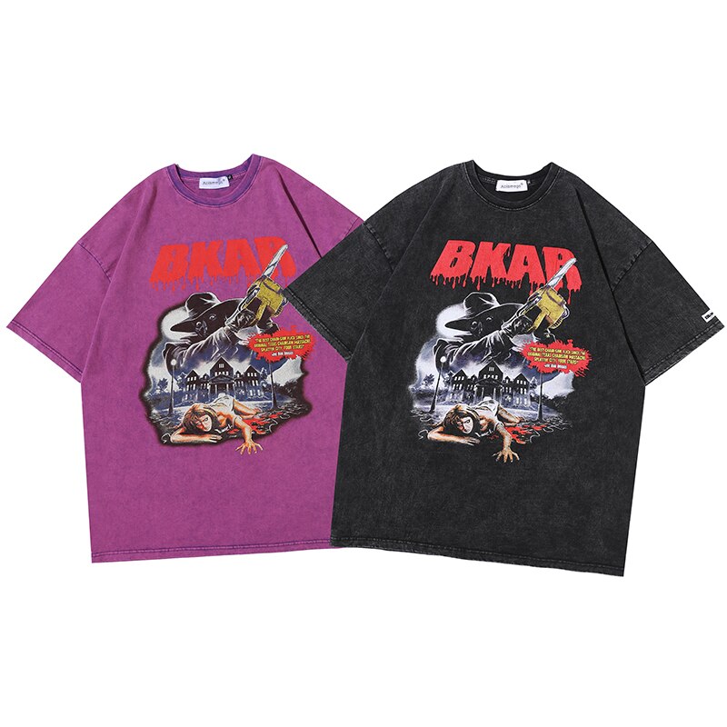 Aolamegs Men T Shirt Cool Letter Printing Harajuku High Street Cotton Punk Hip Hop Style Oversize Rock Hipster Streetwear Summer URB1™ Vêtements Streetwear URB1™ Vêtements Streetwear ao