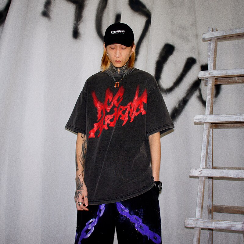 UNCLEDONJM 2020 Summer Men T shirt O-neck Men T shirt Loose Hip hop Tops Tees Streetwear Short Sleeve T shirts ED-AD04 URB1™ Vêtements Streetwear URB1™ Vêtements Streetwear uncledonjm-2