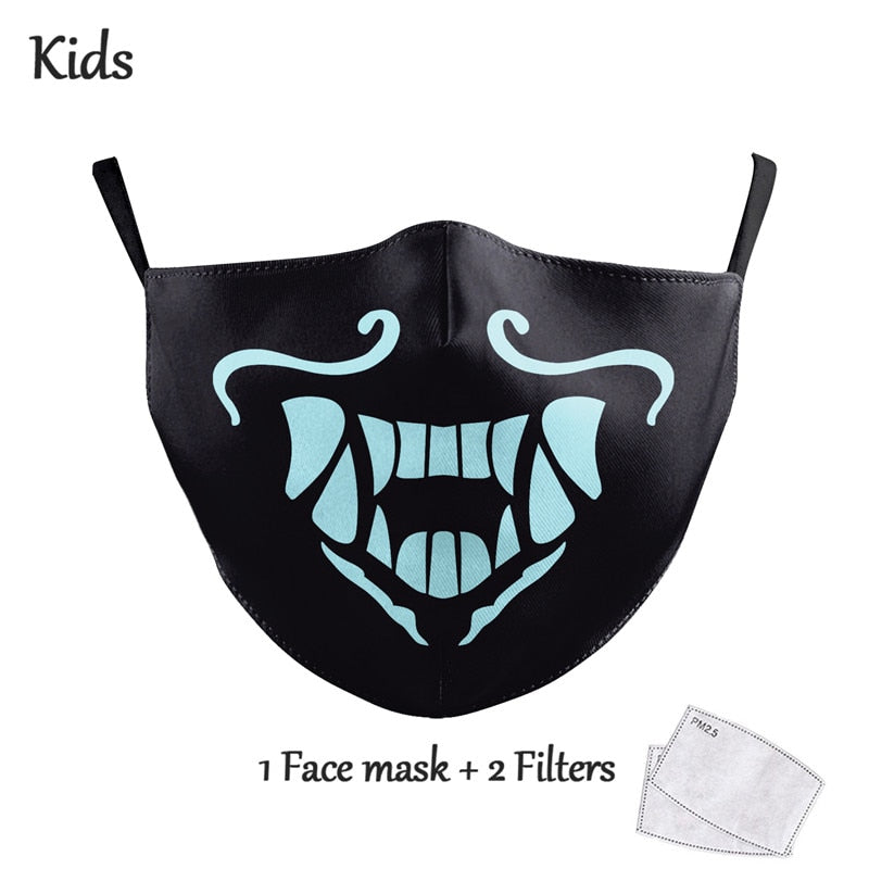 NADANBAO Adult Kid Star War Cosplay Print Face Mask Adult Kid Washable Masks Fabric Reusable PM2.5 Filters Dust Proof URB1™ Vêtements Streetwear URB1™ Vêtements Streetwear nadanbao-adul