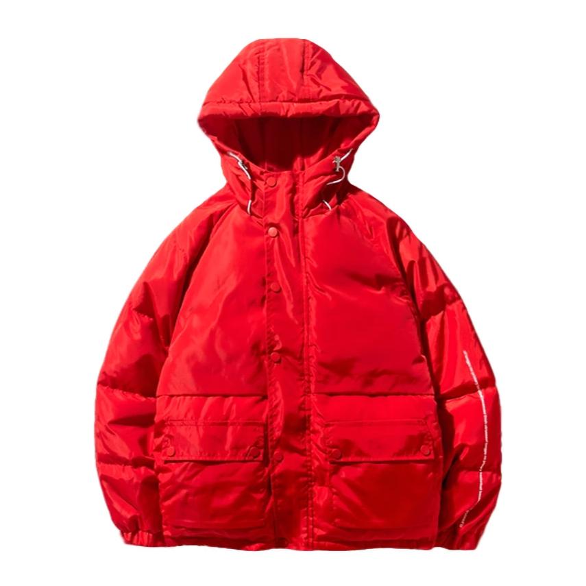 "N" Veste Doudoune Matelassée Rouge - URB1™ - URB1™ Vêtements Streetwear mode boutique streetwear shop