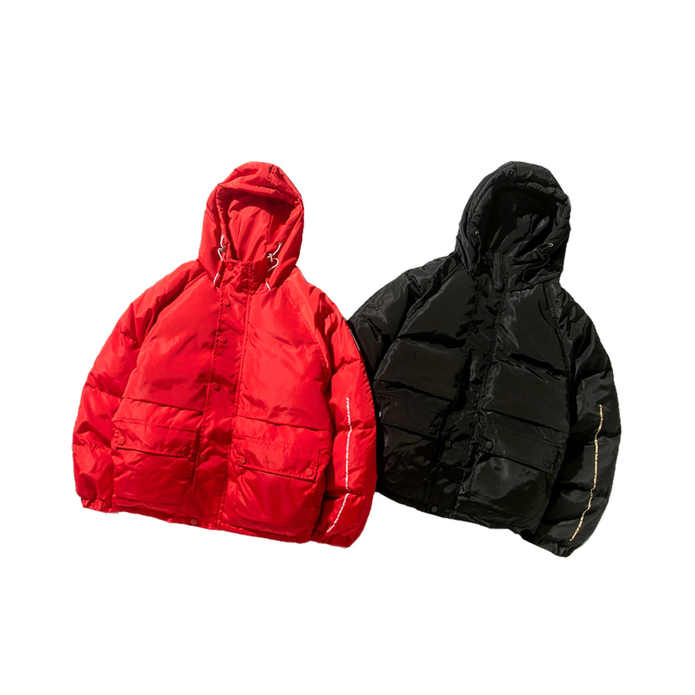 "N" Veste Doudoune Matelassée Noir - URB1™ - URB1™ Vêtements Streetwear mode boutique streetwear shop