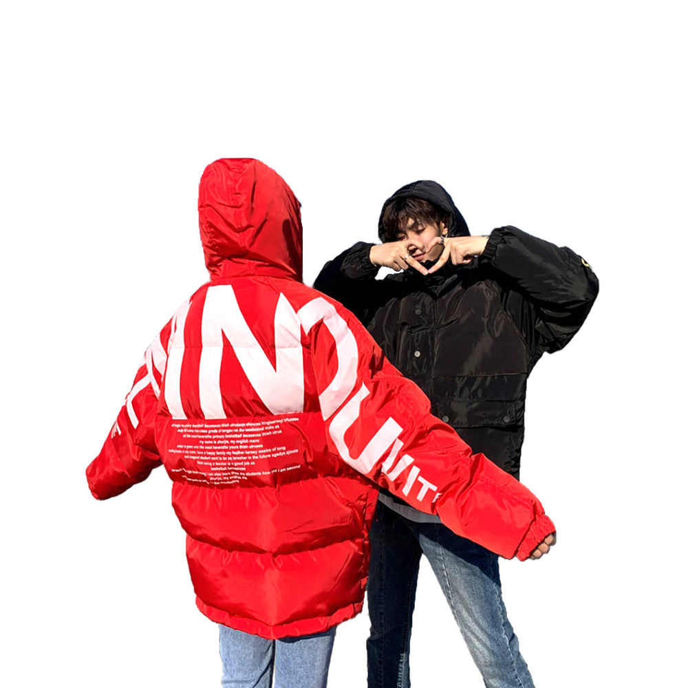 "N" Veste Doudoune Matelassée Noir - URB1™ - URB1™ Vêtements Streetwear mode boutique streetwear shop