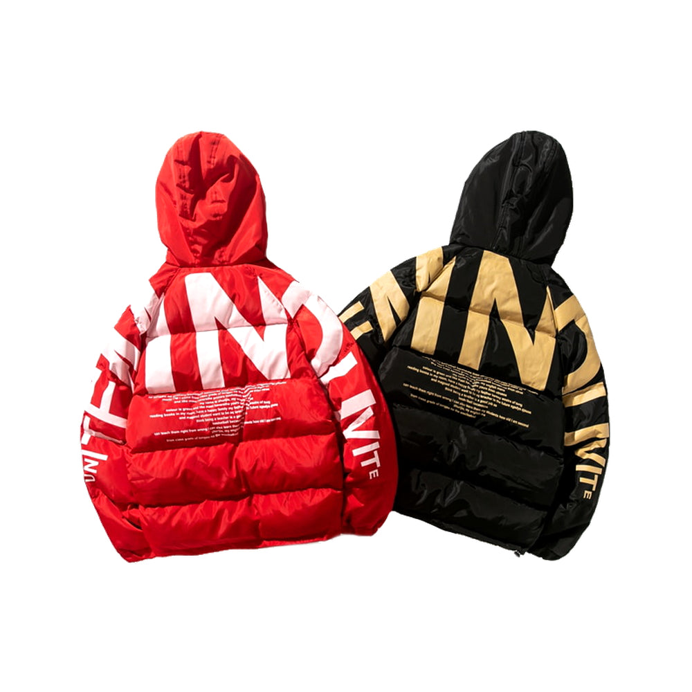 "N" Veste Doudoune Matelassée Noir - URB1™ - URB1™ Vêtements Streetwear mode boutique streetwear shop