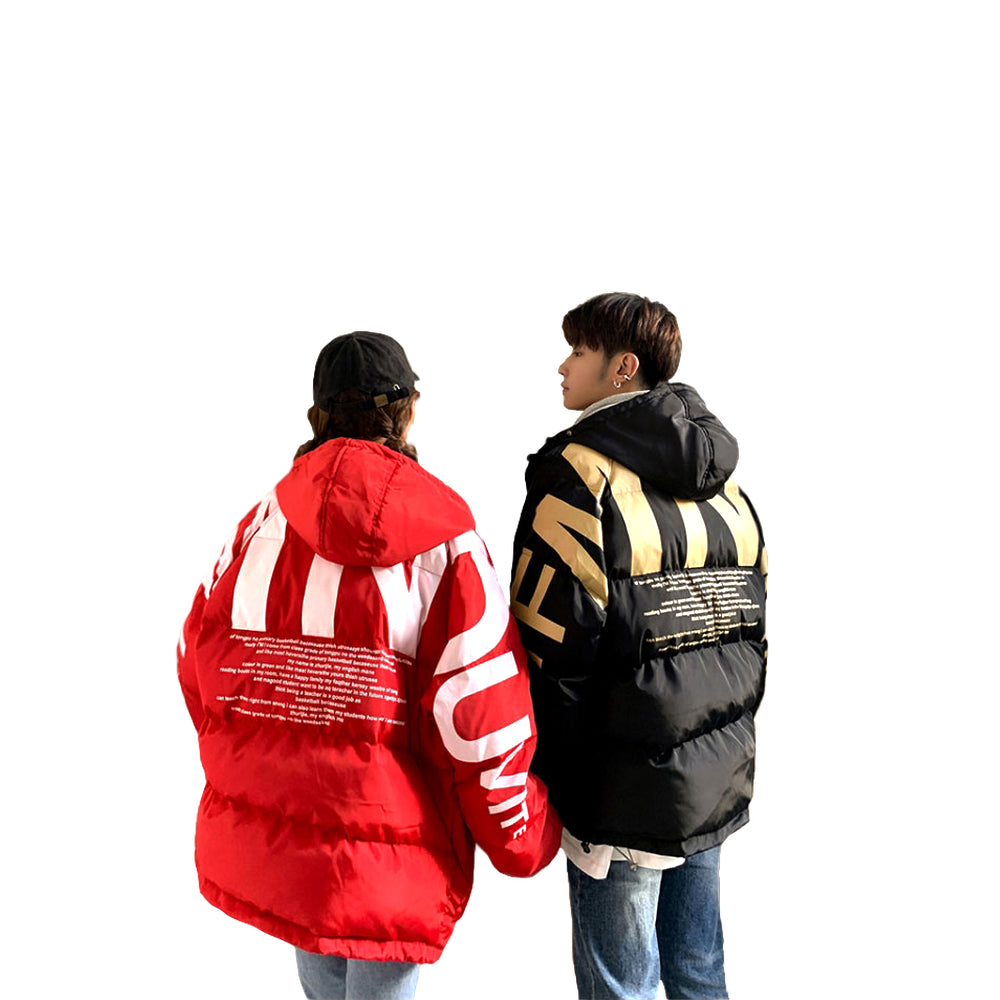 "N" Veste Doudoune Matelassée Noir - URB1™ - URB1™ Vêtements Streetwear mode boutique streetwear shop