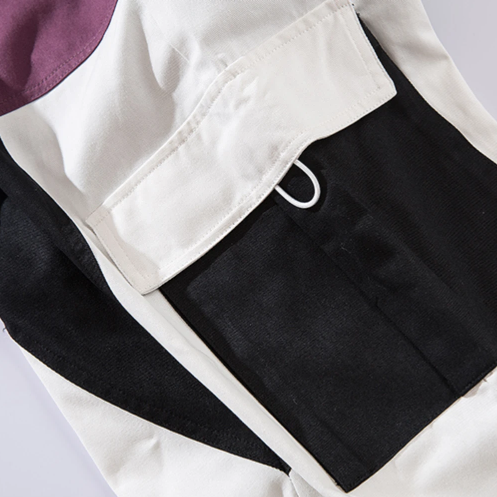 "PATCH WK" Pantalon cargo Streetwear Violet - URB1™ - URB1™ Vêtements Streetwear mode boutique streetwear shop