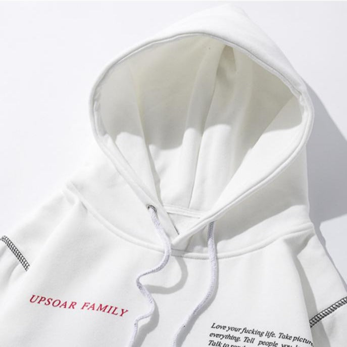 "UFB" sweatshirt hoodie à capuche Blanc - URB1™ - URB1™ Vêtements Streetwear mode boutique streetwear shop