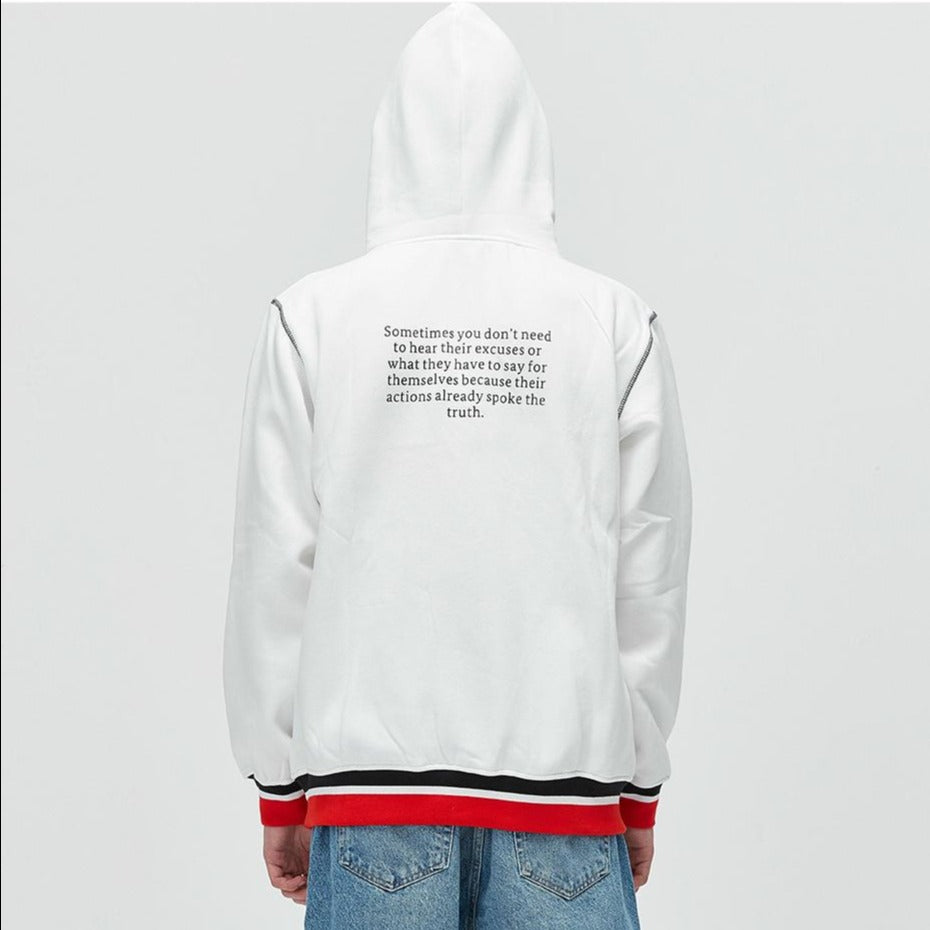 "UFB" sweatshirt hoodie à capuche Blanc - URB1™ - URB1™ Vêtements Streetwear mode boutique streetwear shop