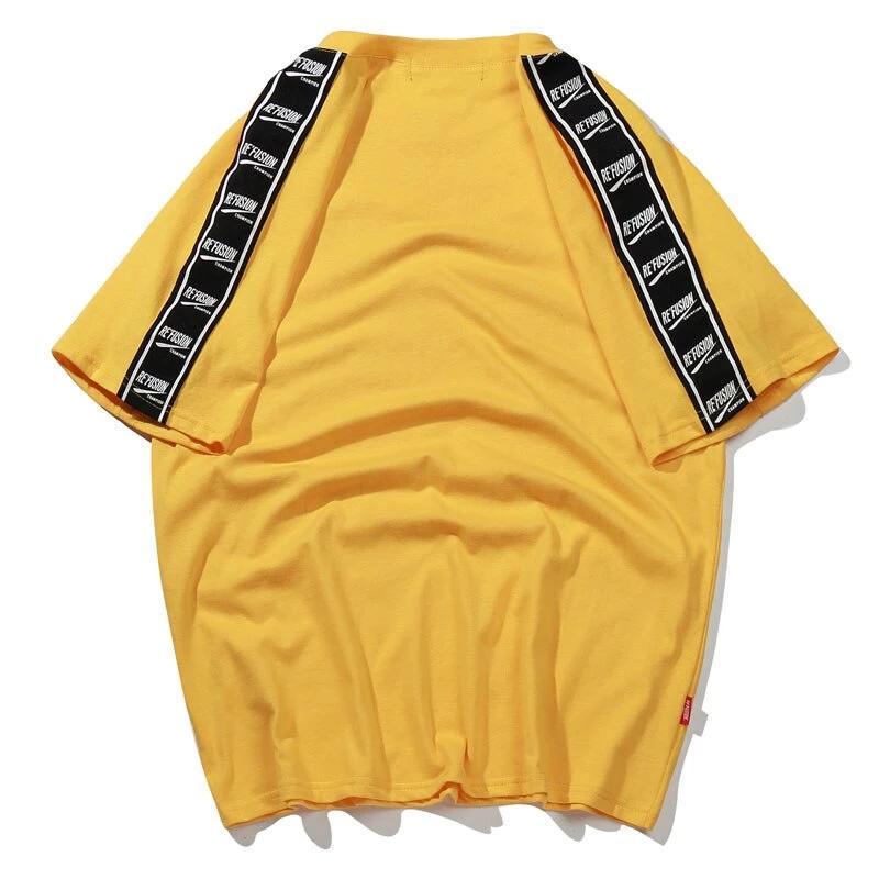"RE'FUSION" T-shirt Jaune Imprimé Streetwear - URB1™ - URB1™ Vêtements Streetwear mode boutique streetwear shop