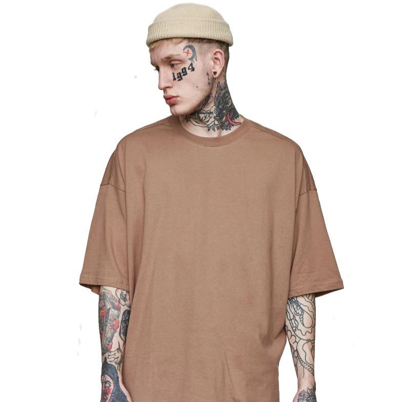 "L'ESSENTIEL" T-shirt Basique Marron Oversize Streetwear - URB1™ - URB1™ Vêtements Streetwear mode boutique streetwear shop