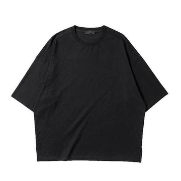 "L'ESSENTIEL" T-shirt Basique Noir Oversize Streetwear - URB1™ - URB1™ Vêtements Streetwear mode boutique streetwear shop
