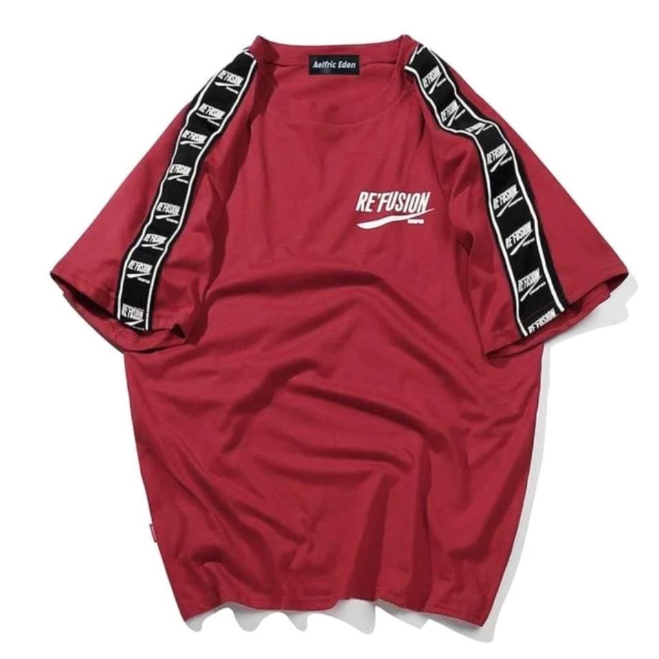 "RE'FUSION" T-shirt Rouge Imprimé Streetwear - URB1™ - URB1™ Vêtements Streetwear mode boutique streetwear shop
