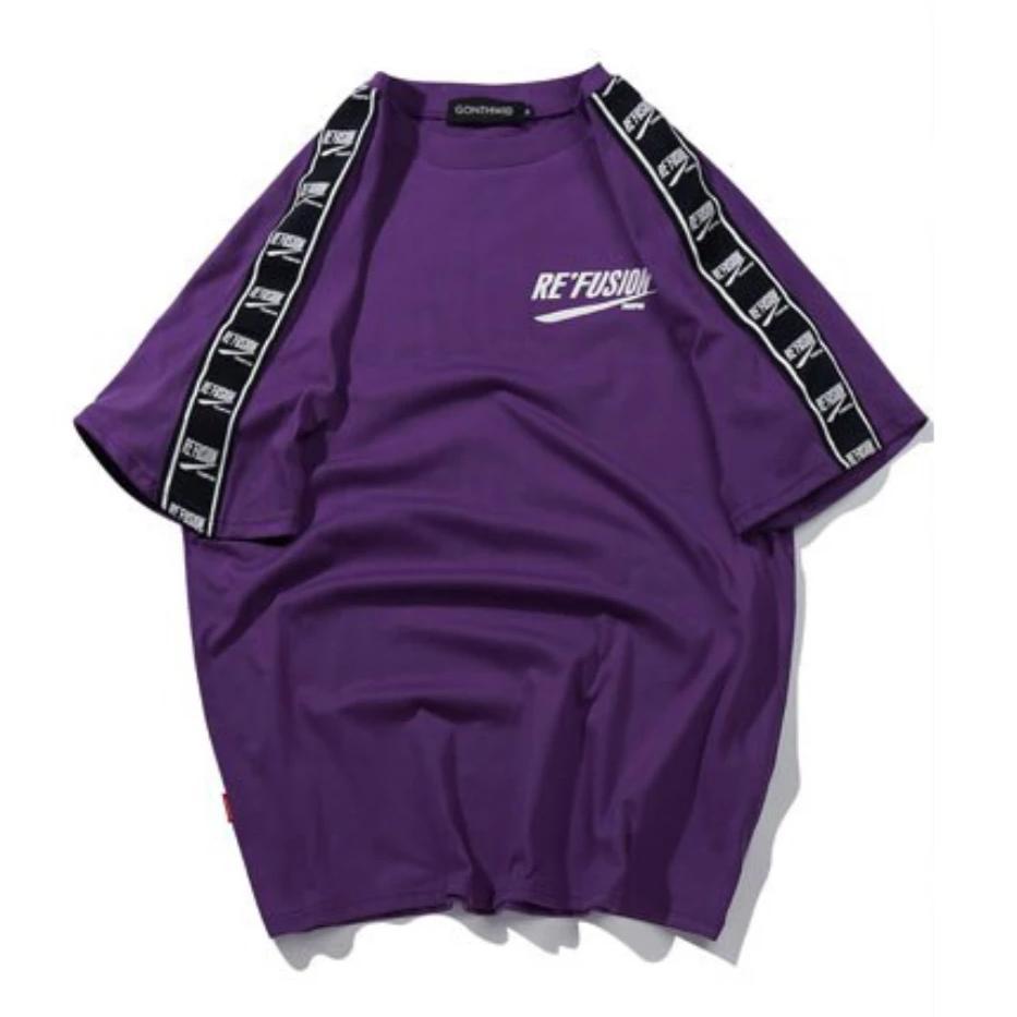 "RE'FUSION" T-shirt Violet Imprimé Streetwear - URB1™ - URB1™ Vêtements Streetwear mode boutique streetwear shop