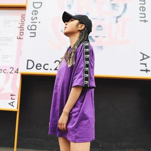 "RE'FUSION" T-shirt Violet Imprimé Streetwear - URB1™ - URB1™ Vêtements Streetwear mode boutique streetwear shop