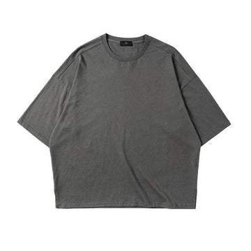 "L'ESSENTIEL" T-shirt Basique Gris foncé Oversize Streetwear - URB1™ - URB1™ Vêtements Streetwear mode boutique streetwear shop