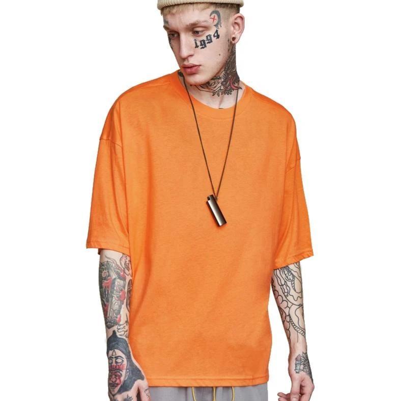 "L'ESSENTIEL" T-shirt Basique Orange Oversize Streetwear - URB1™ - URB1™ Vêtements Streetwear mode boutique streetwear shop