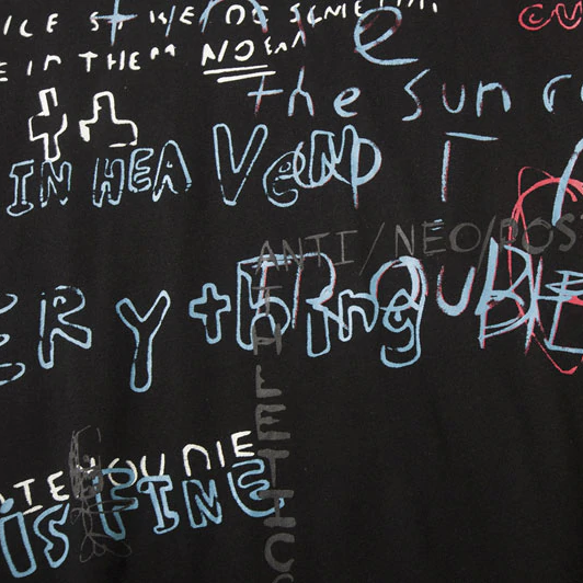 "THOUGHTS" T-shirt Noir oversize streetwear - URB1™ - URB1™ Vêtements Streetwear mode boutique streetwear shop