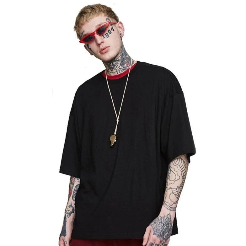 "L'ESSENTIEL" T-shirt Basique Noir Oversize Streetwear - URB1™ - URB1™ Vêtements Streetwear mode boutique streetwear shop