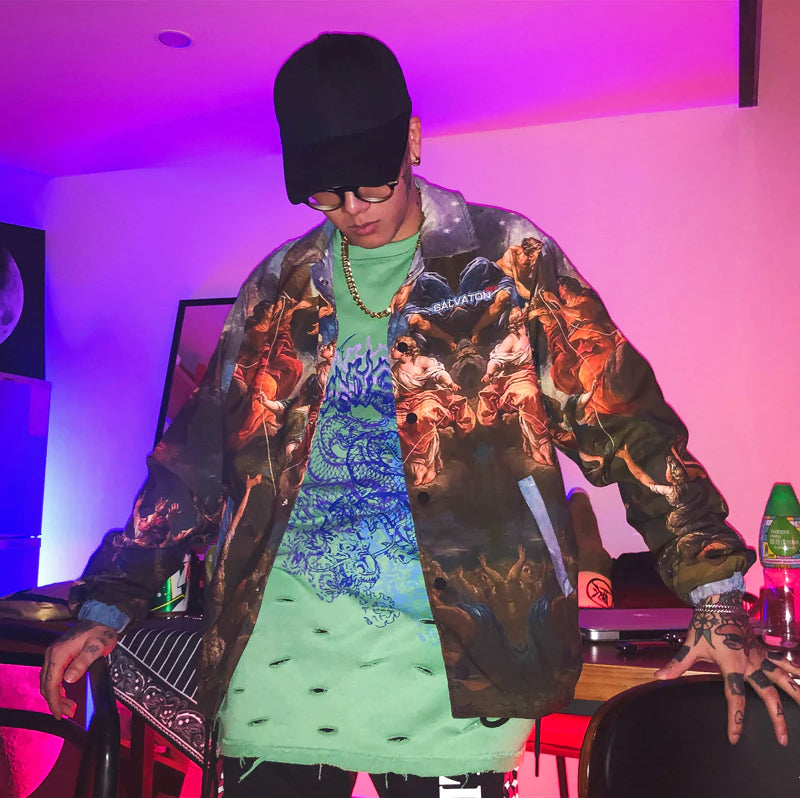 "SALVATON" Veste Coupe Vent - URB1™ - URB1™ Vêtements Streetwear mode boutique streetwear shop