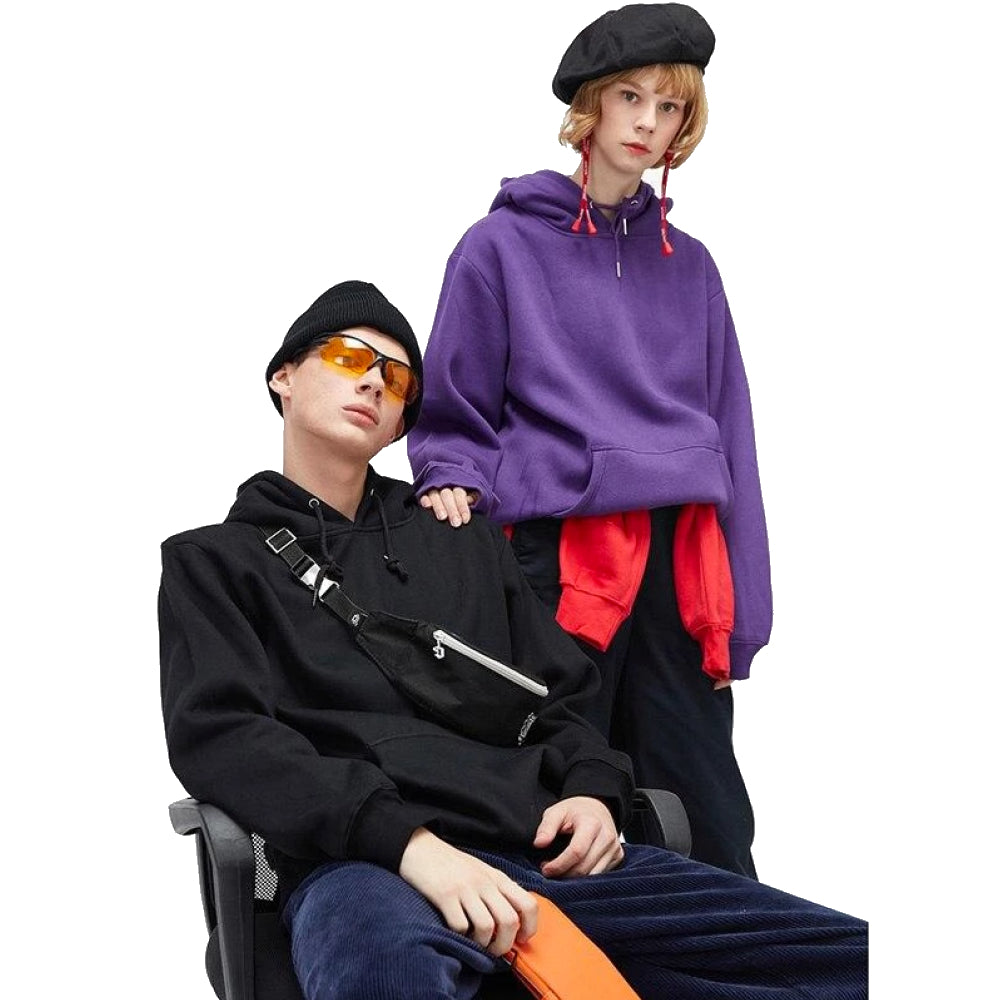 "L'ESSENTIEL" Sweatshirt Hoodie à capuche Violet - URB1™ - URB1™ Vêtements Streetwear mode boutique streetwear shop