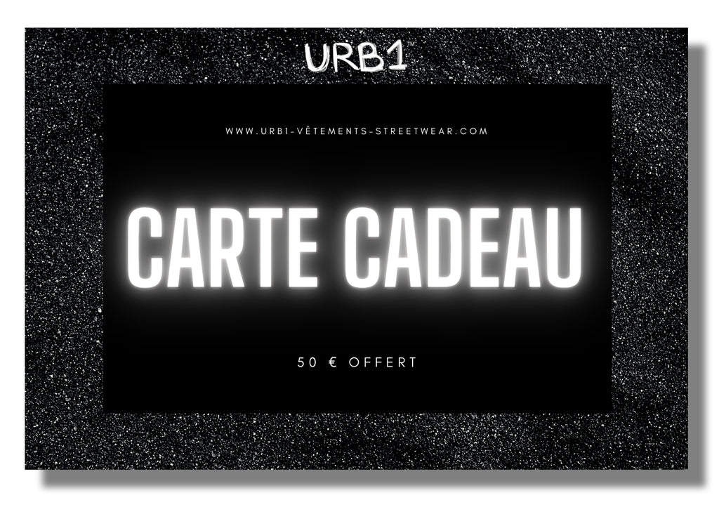 CARTE CADEAU URB1™ Vêtements Streetwear URB1™ Vêtements Streetwear URB1™ Vêtements Streetwear carte-cadeau-urb1™-vetements-streetwearCarte CadeauHOMME FEMME PAS CHER - URB1™ Vêt