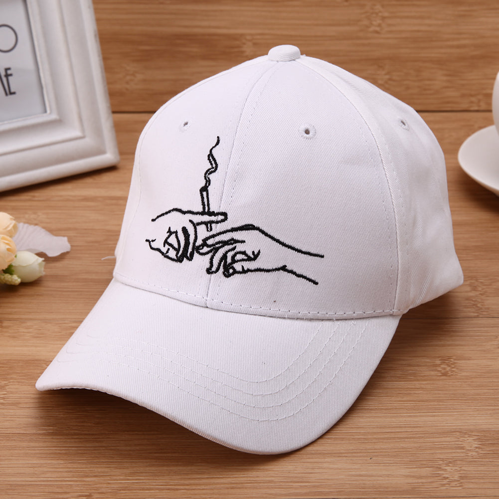 "SMOKE" Casquette baseball Streetwear Blanc - URB1™ - URB1™ Vêtements Streetwear mode boutique streetwear shop