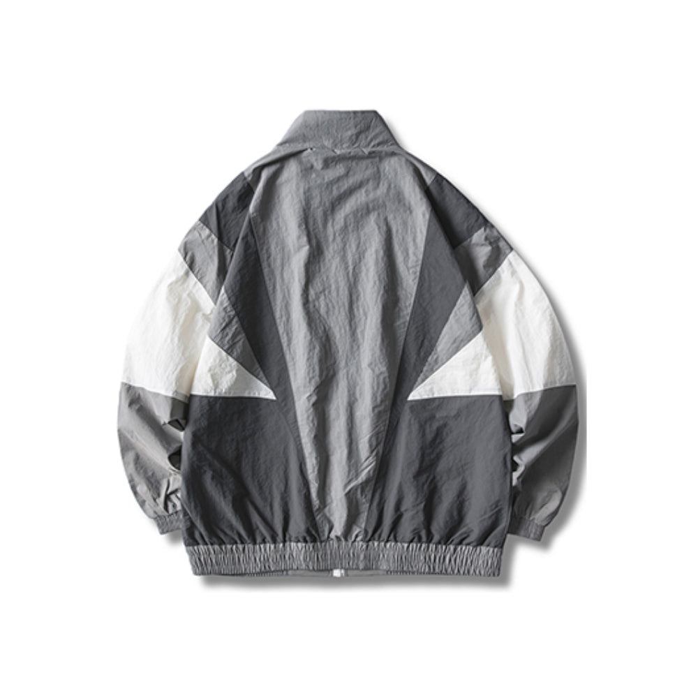 "ARTACME" Veste coupe vent retro Gris - URB1™ - URB1™ Vêtements Streetwear mode boutique streetwear shop