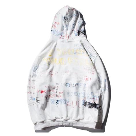 "THOUGHTS" Hoodies Sweatshirt Streetwear Blanc - URB1™ - URB1™ Vêtements Streetwear mode boutique streetwear shop