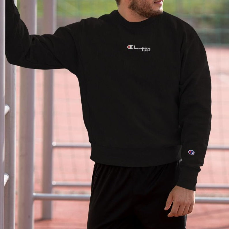 SWEAT-SHIRT NOIR URB1™ X CHAMPION URB1™ Vêtements Streetwear URB1™ Vêtements Streetwear sweat-shirt-noir-urb1-x-championHOMME FEMME PAS CHER - URB1™ Vêtements Streetwear
