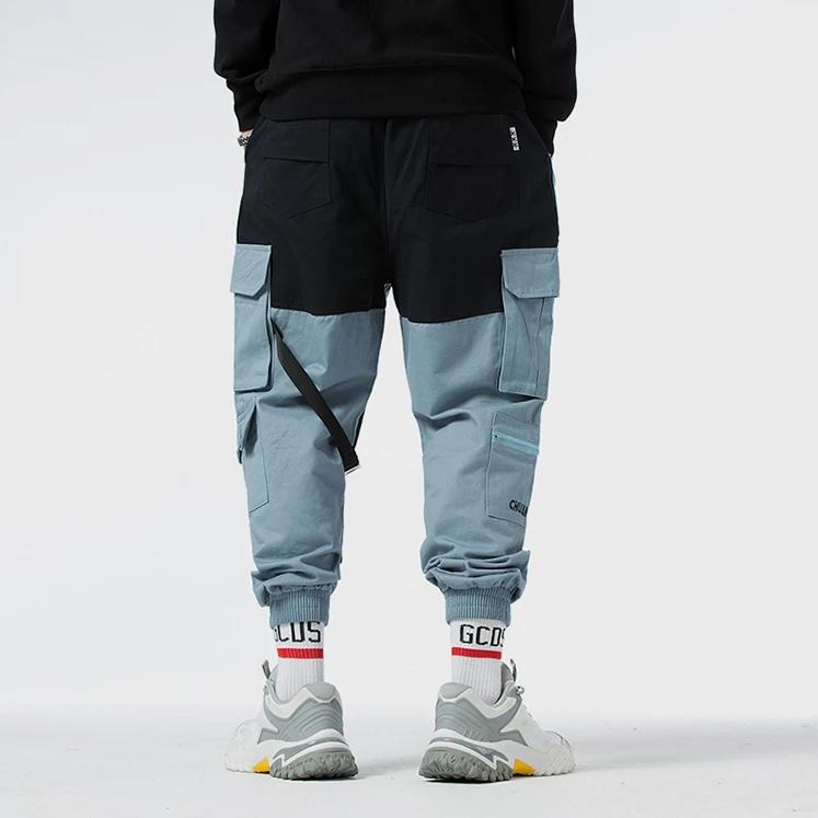 "CGO" Pantalon cargo Streetwear Bleu - URB1™ - URB1™ Vêtements Streetwear mode boutique streetwear shop