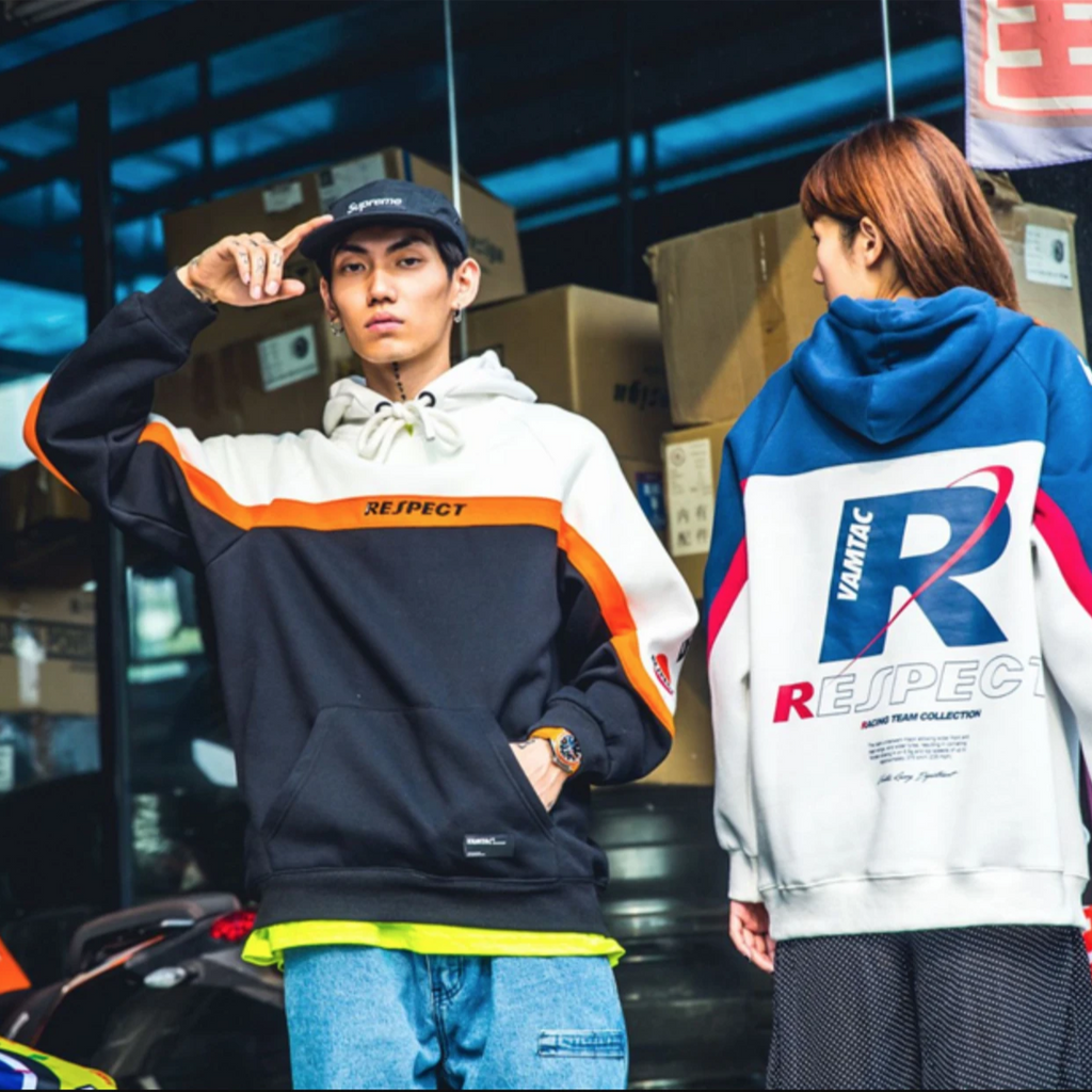 "RESPECT" Sweatshirt Hoodie à capuche Noir - URB1™ - URB1™ Vêtements Streetwear mode boutique streetwear shop