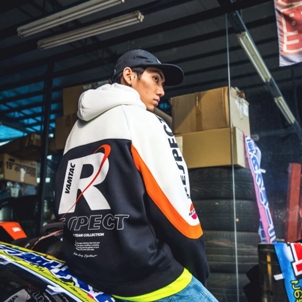 "RESPECT" Sweatshirt Hoodie à capuche Noir - URB1™ - URB1™ Vêtements Streetwear mode boutique streetwear shop