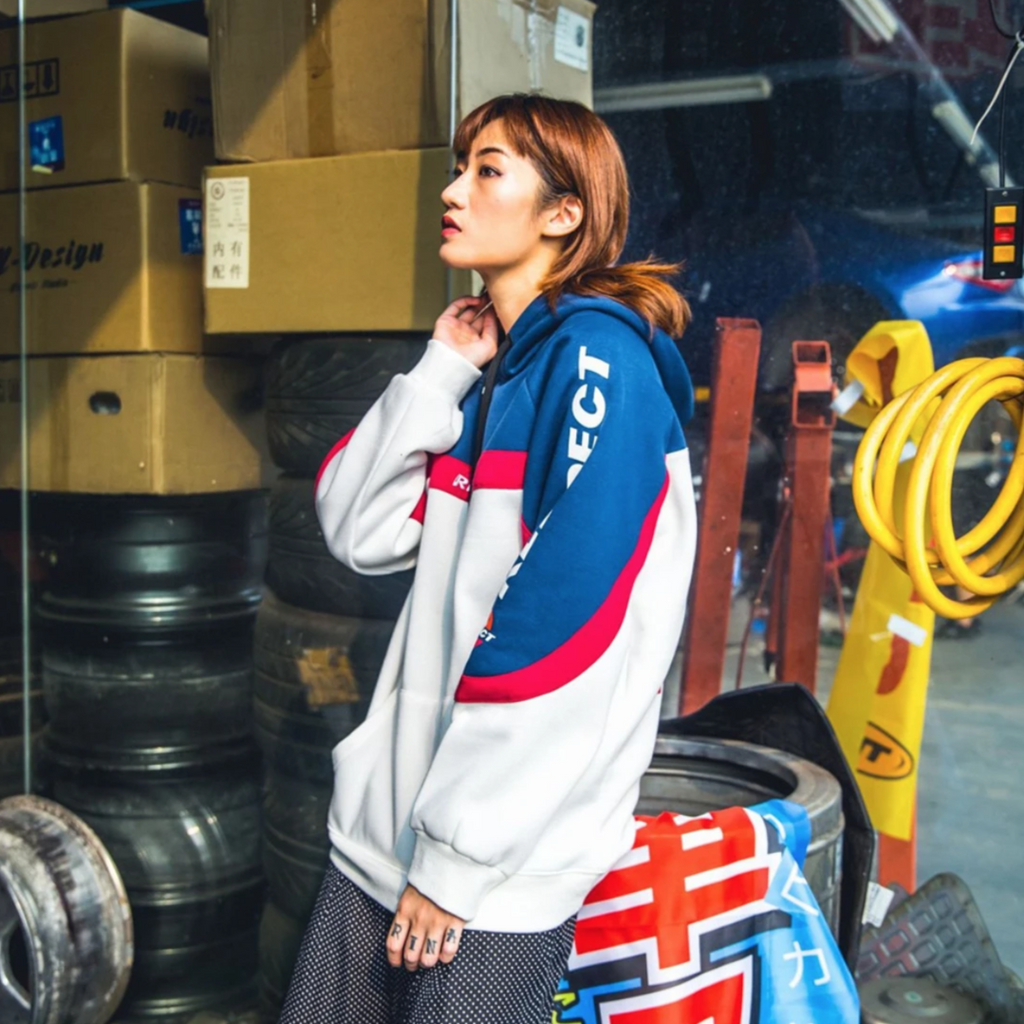 "RESPECT" Sweatshirt Hoodie à capuche Bleu - URB1™ - URB1™ Vêtements Streetwear mode boutique streetwear shop