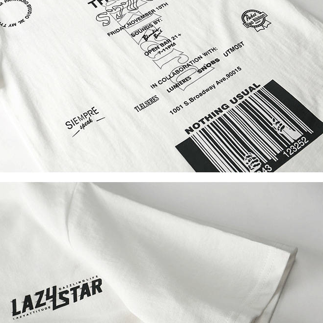 "PEPPERMINT" T-shirt Oversize Blanc Streetwear - URB1™ - URB1™ Vêtements Streetwear mode boutique streetwear shop