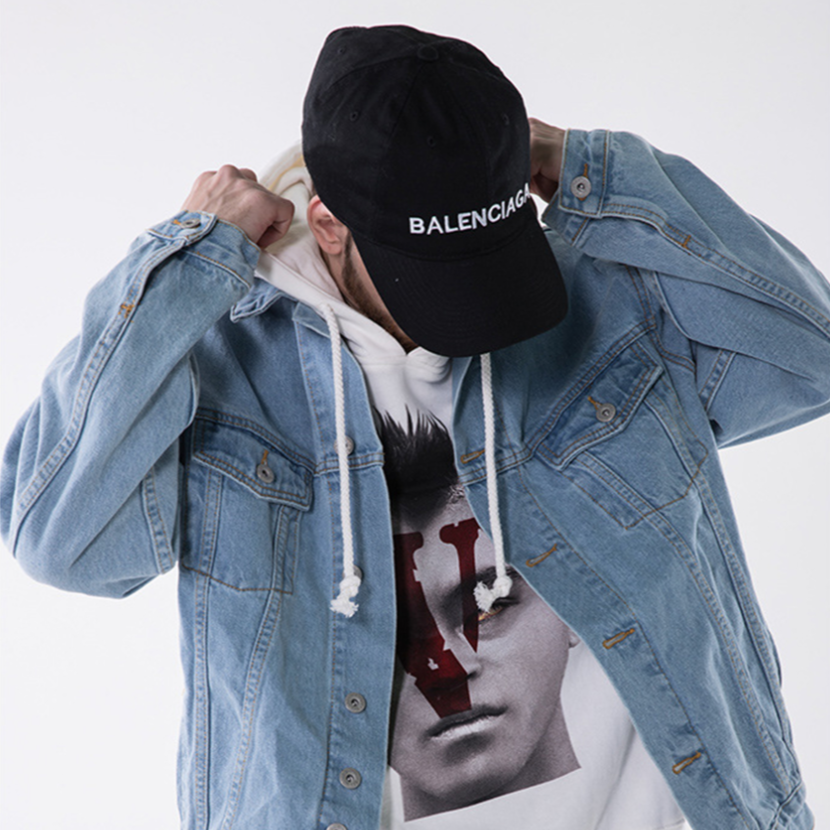 "CITY OF GODS" Veste en Jean bleu Imprimé - URB1™ - URB1™ Vêtements Streetwear mode boutique streetwear shop